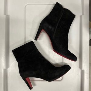 COPY - Christian Louboutin suede booties